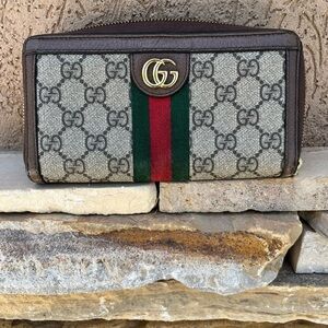 Gucci Ophidia GG zip-around wallet